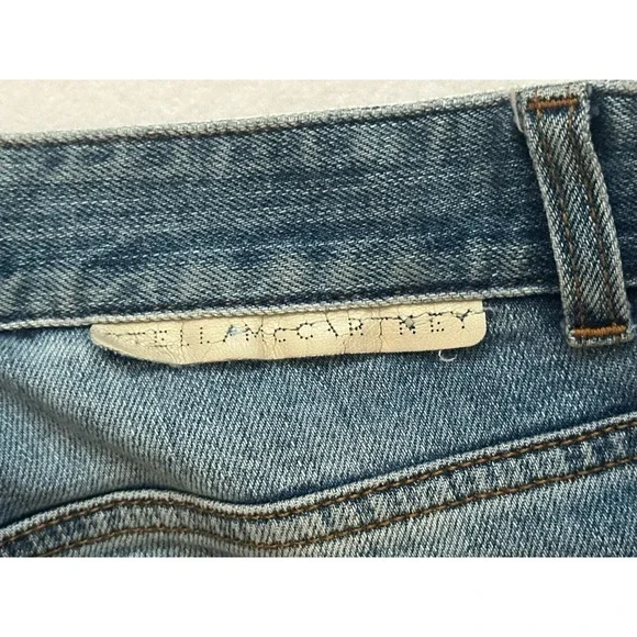 Stella McCartney 2015 Beaded Bees Straight Boyfriend Jeans Made in Italy sz.31